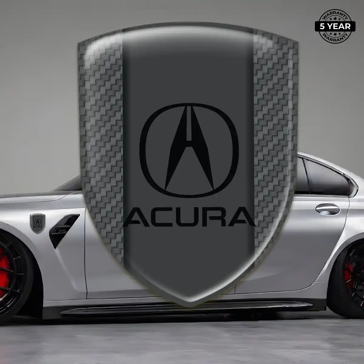 Acura Domed Car Sticker Exclusive Series