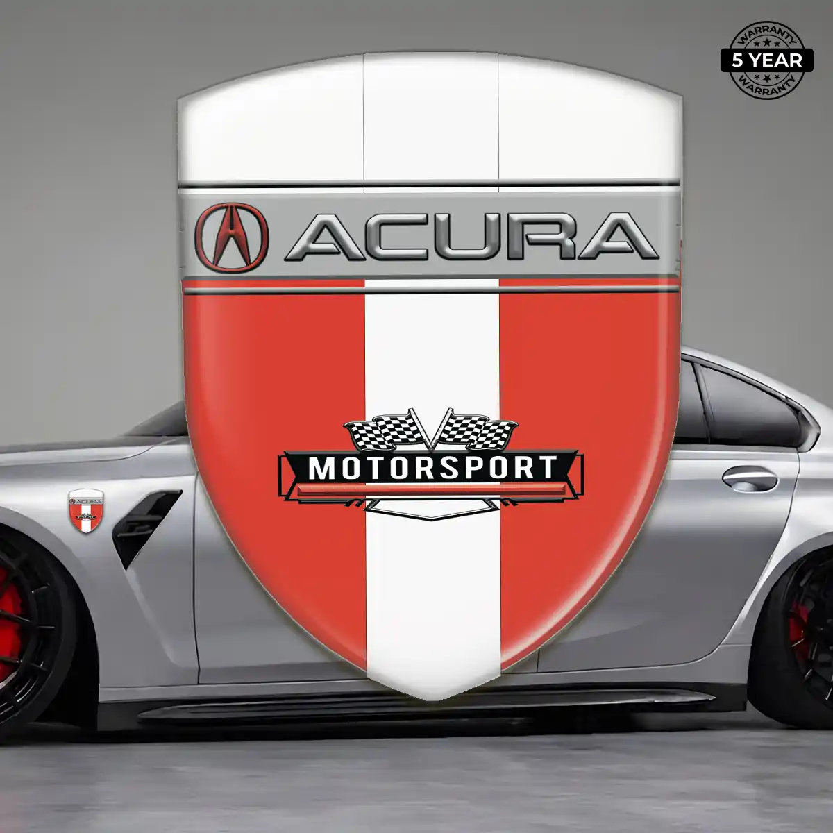 Acura Domed Car Sticker Opulent Line