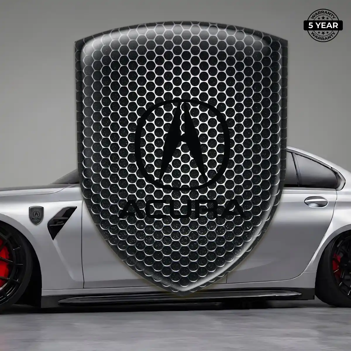 Acura Domed Car Sticker Prime Quality
