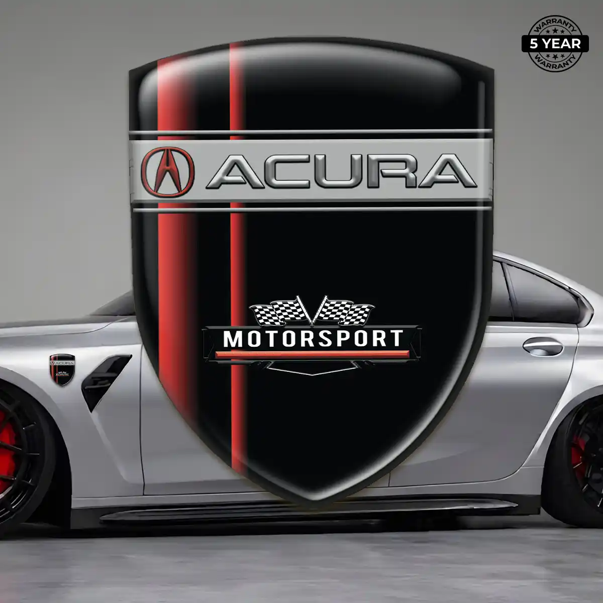 Acura Domed Car Sticker Signature Grade
