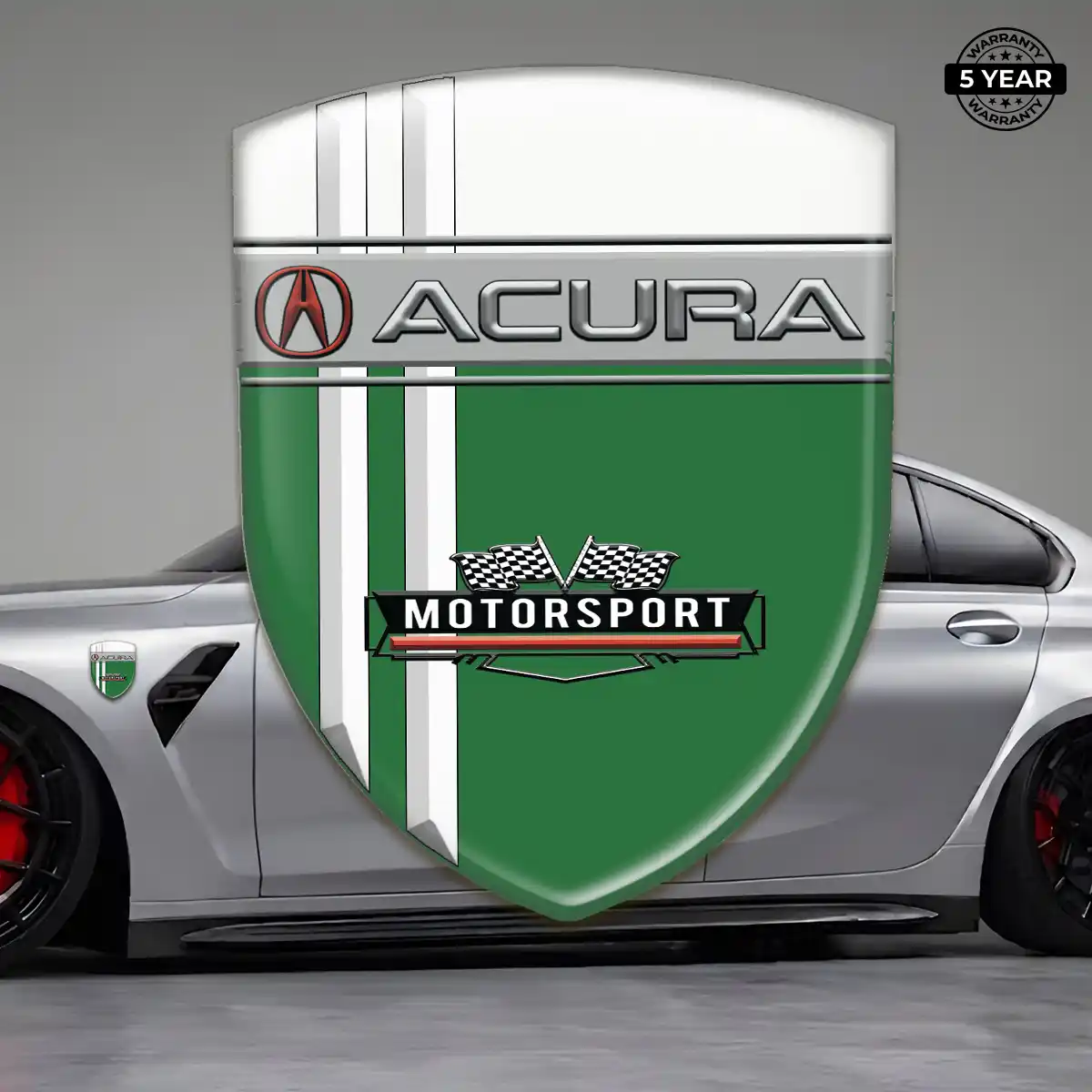 Acura Domed Emblem Refined Design