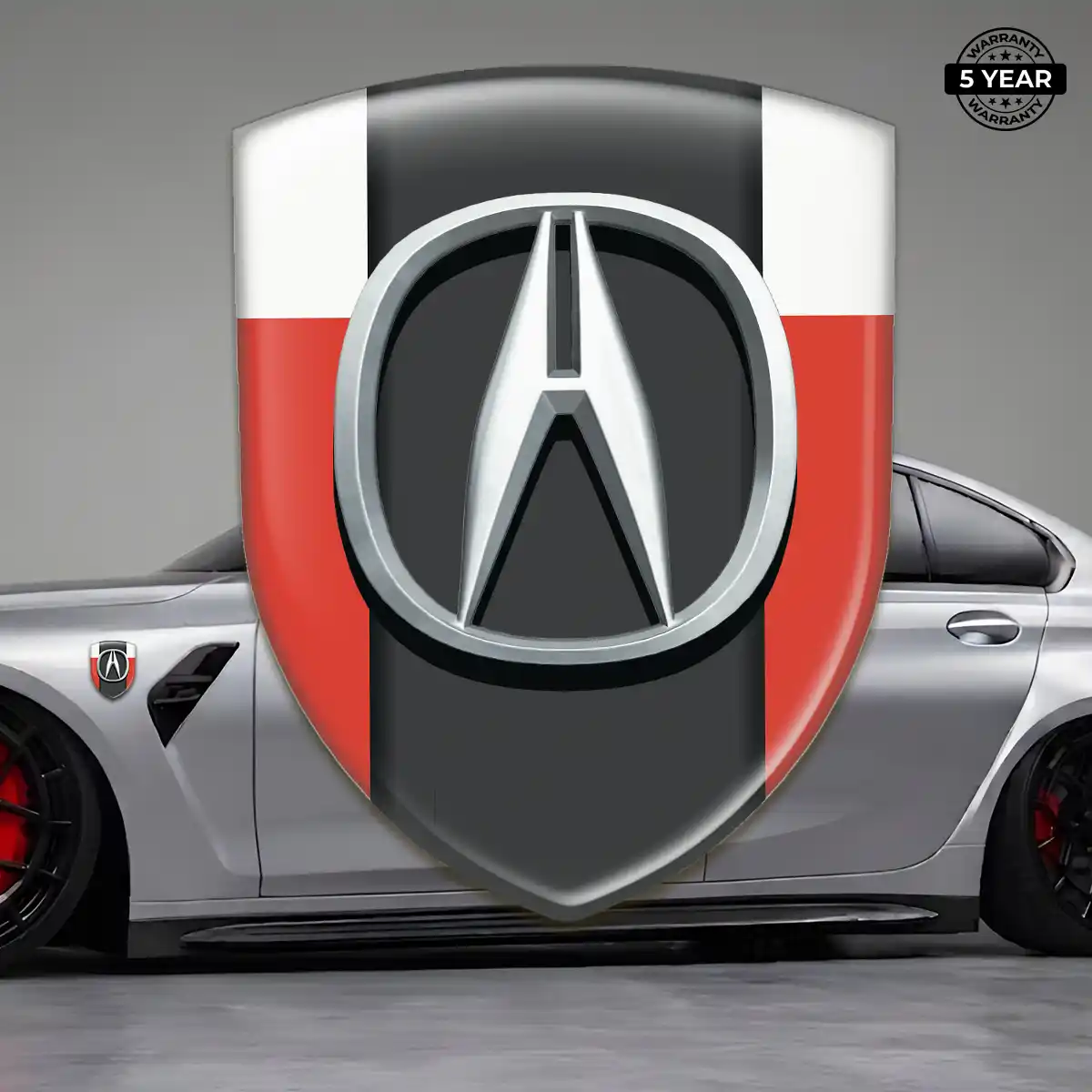 Acura Domed Emblem Sleek Style