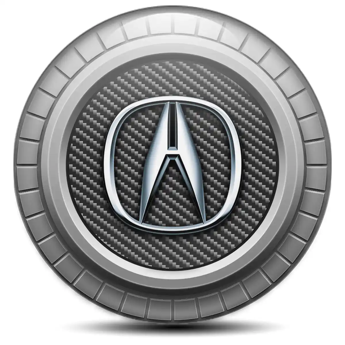 Acura Domed Emblem Stylish Design