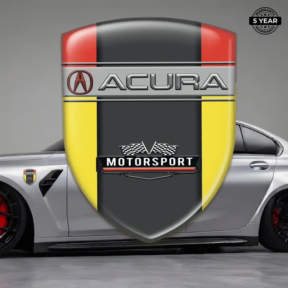 Acura Domed Logo Decal Elite Edition