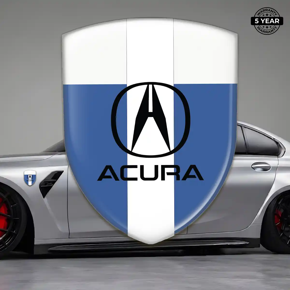 Acura Domed Logo Decal Refined Design