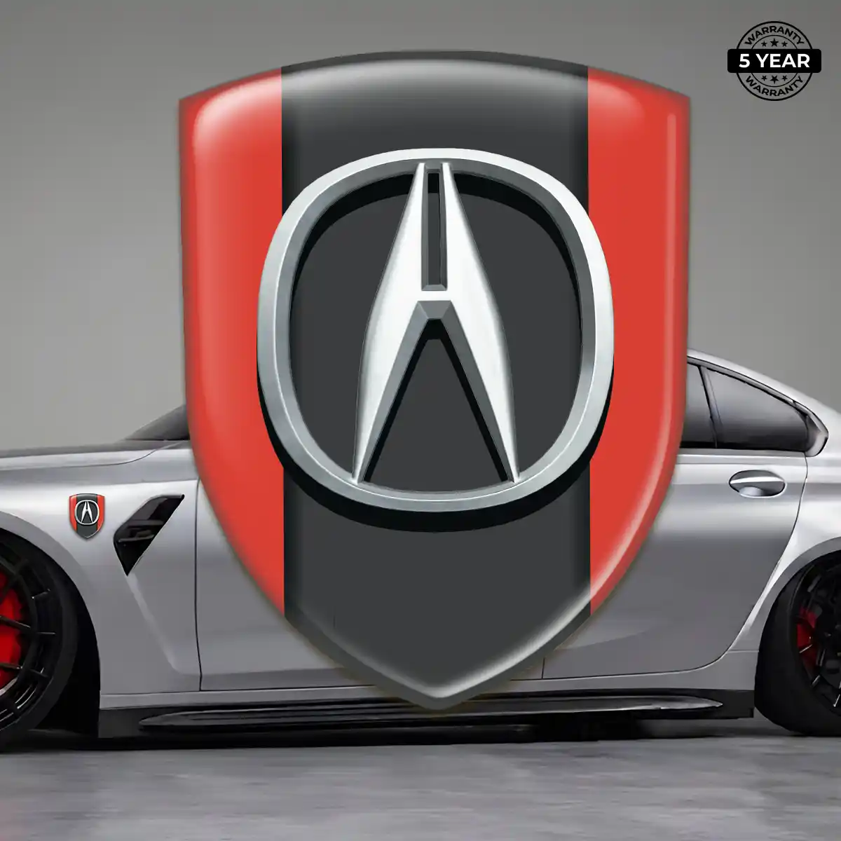 Acura Domed Logo Decal Sleek Style
