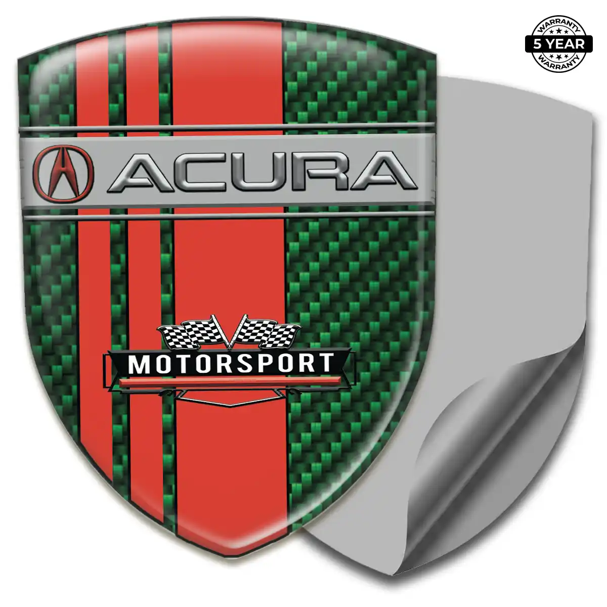 Acura Domed Logo Sticker Deluxe Edition
