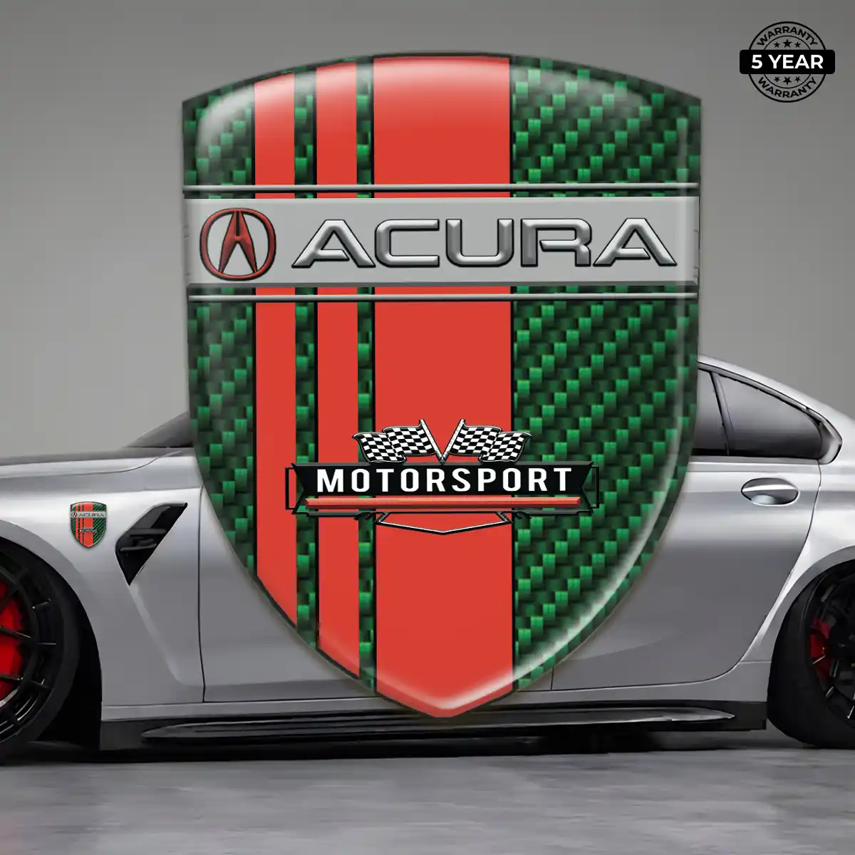 Acura Domed Logo Sticker Deluxe Edition