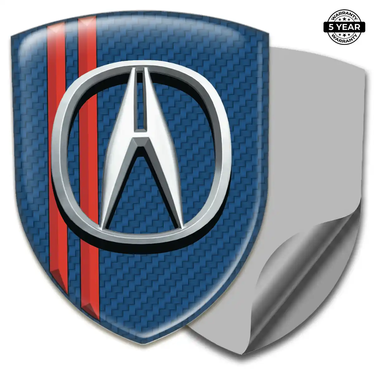 Acura Domed Logo Sticker Elite Finish