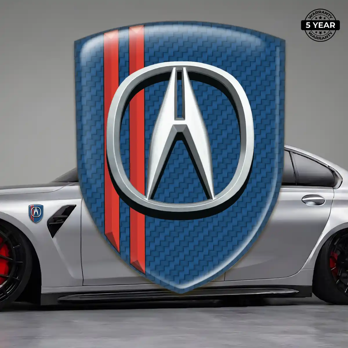 Acura Domed Logo Sticker Elite Finish