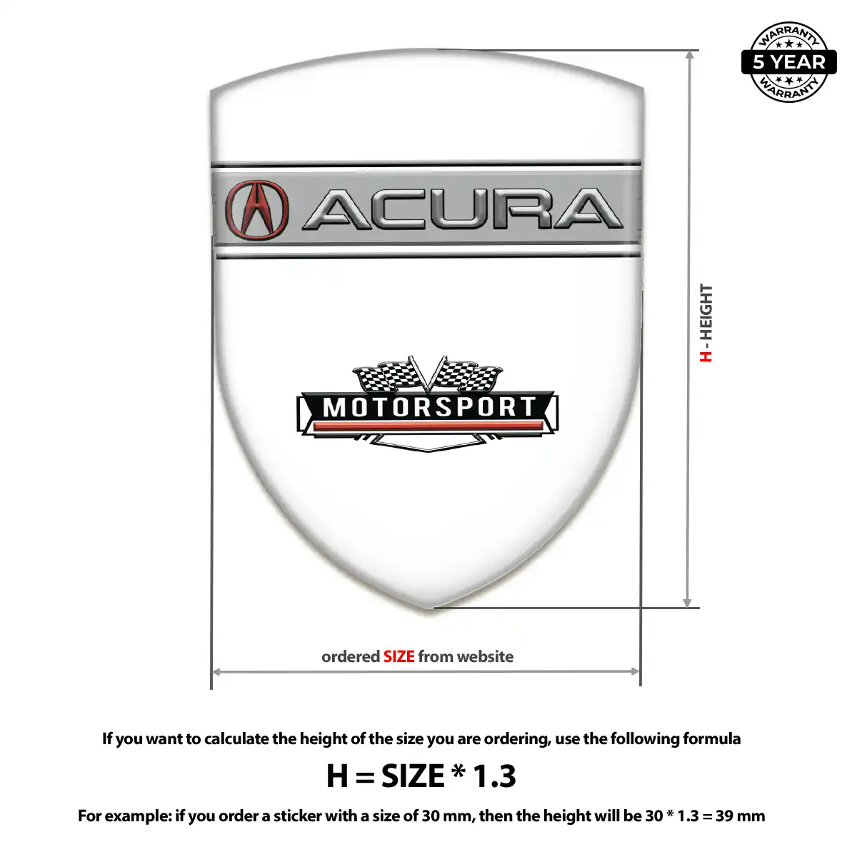 Acura Emblem Crest Refined Design