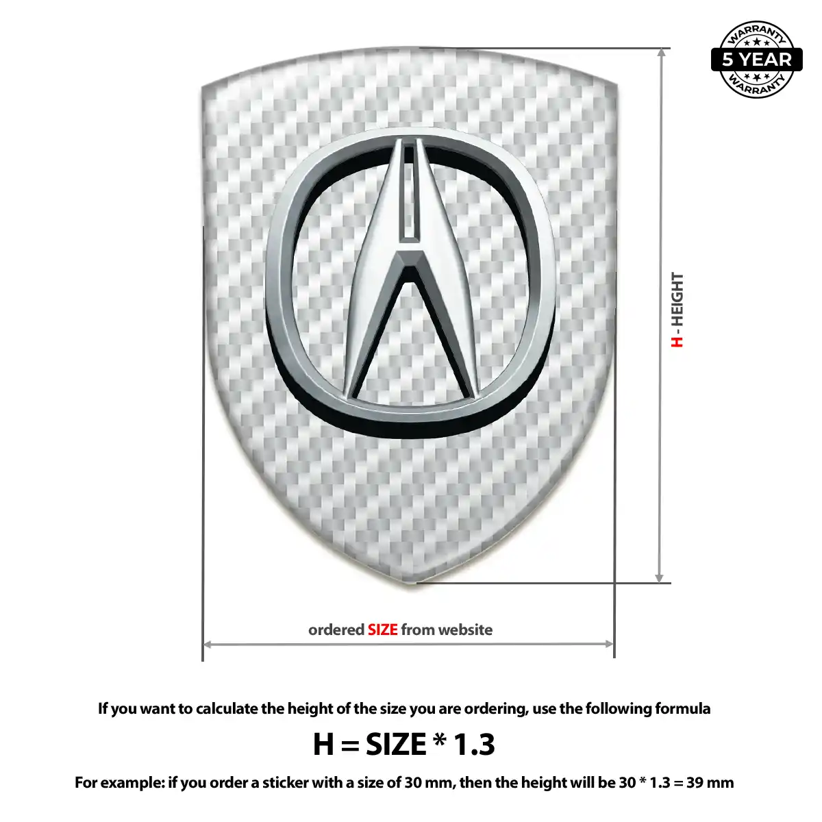 Acura Emblem Noble Edition