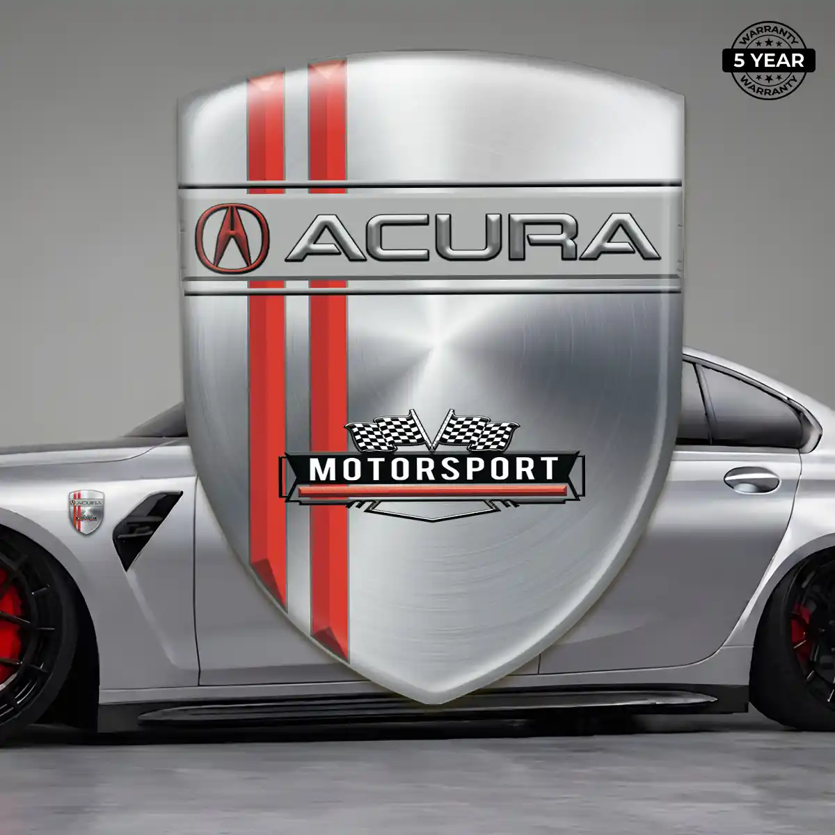 Acura Emblem Shield Sleek Style