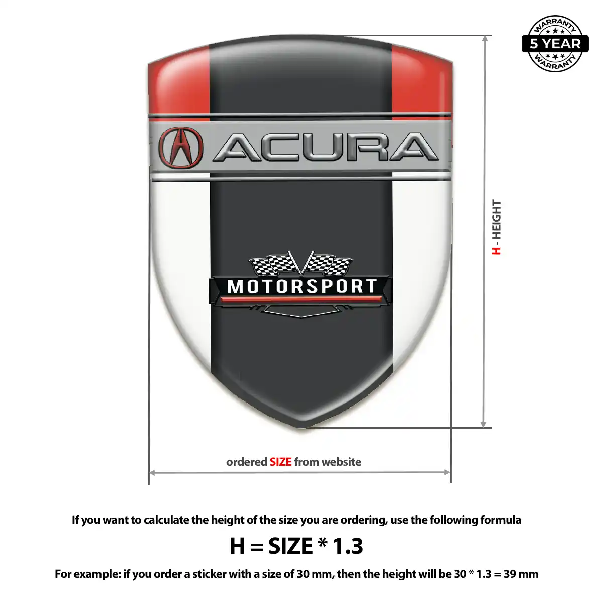 Acura Emblem Silicone Exclusive Series