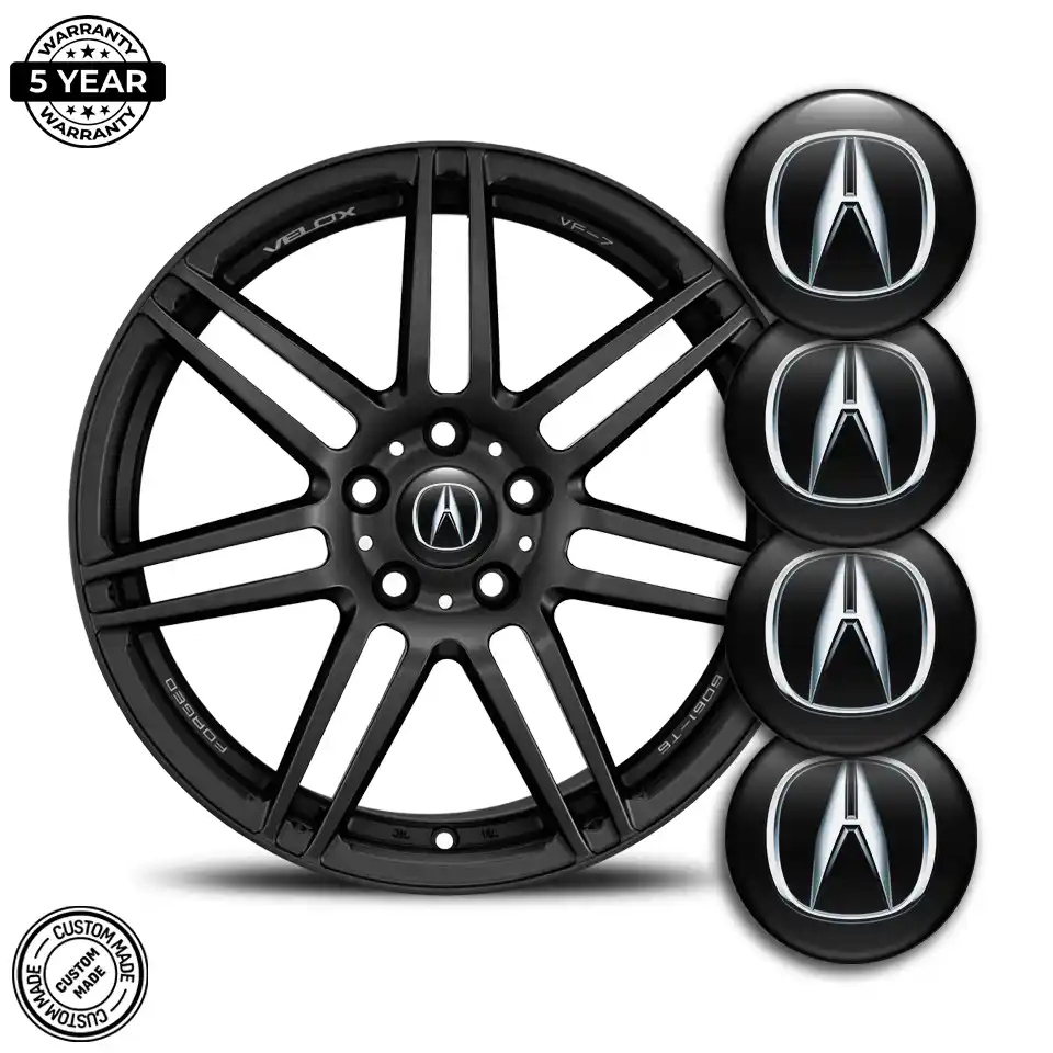 Acura Emblem Wheel Center Caps Stylish Design