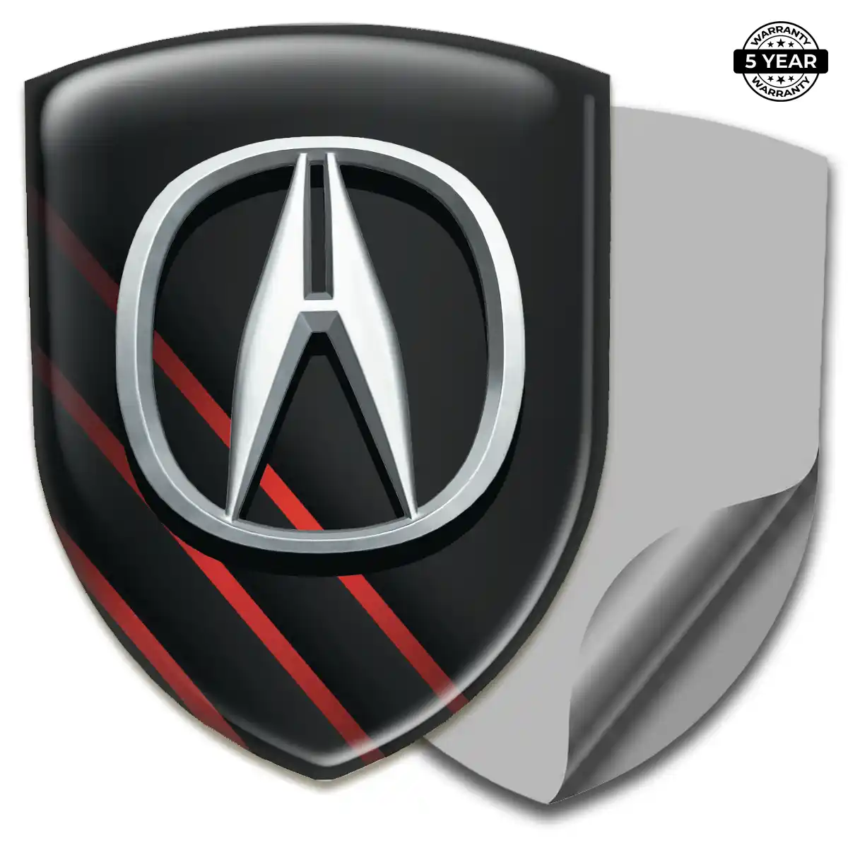Acura Epoxy Domed Sticker Deluxe Edition
