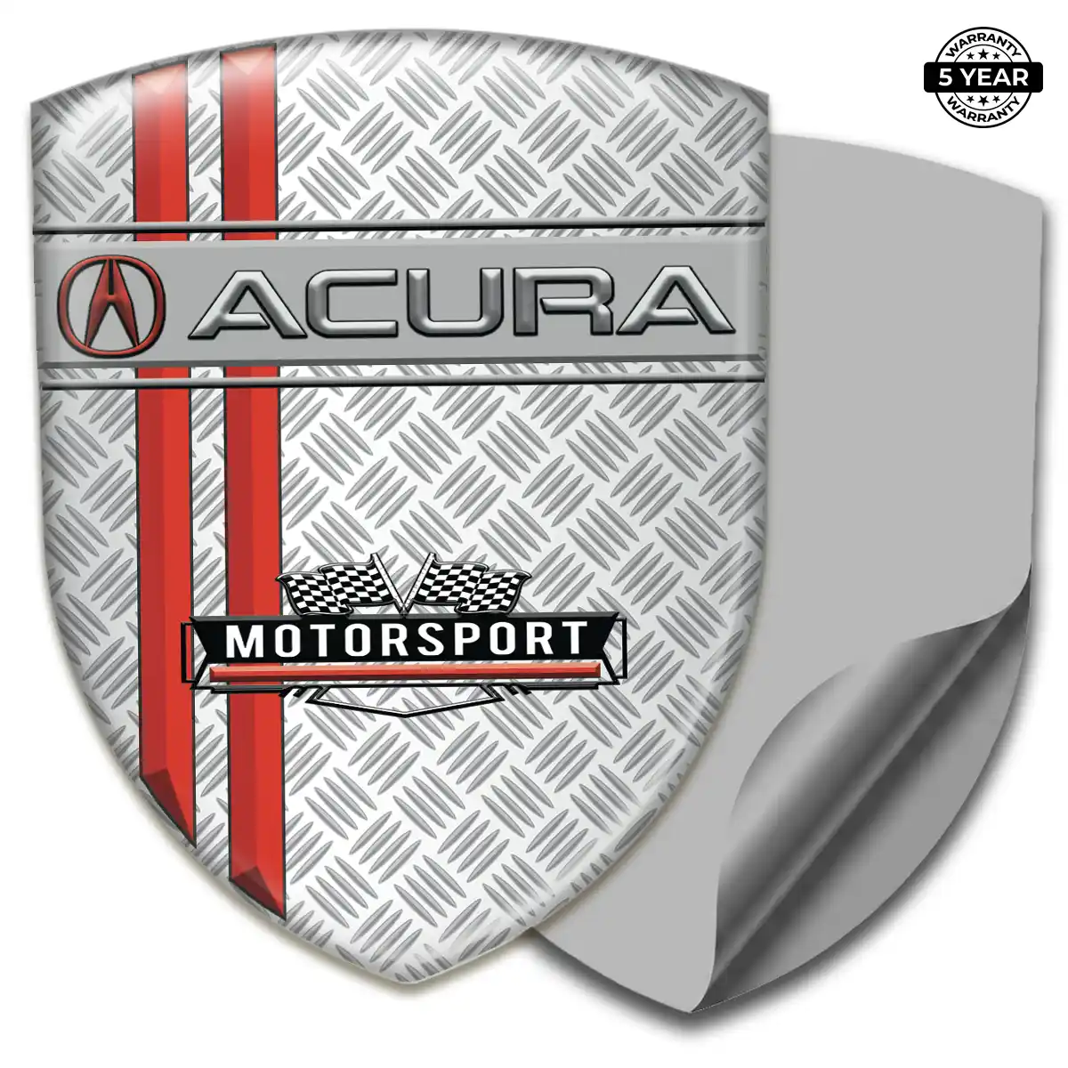Acura Epoxy Domed Sticker Elite Edition