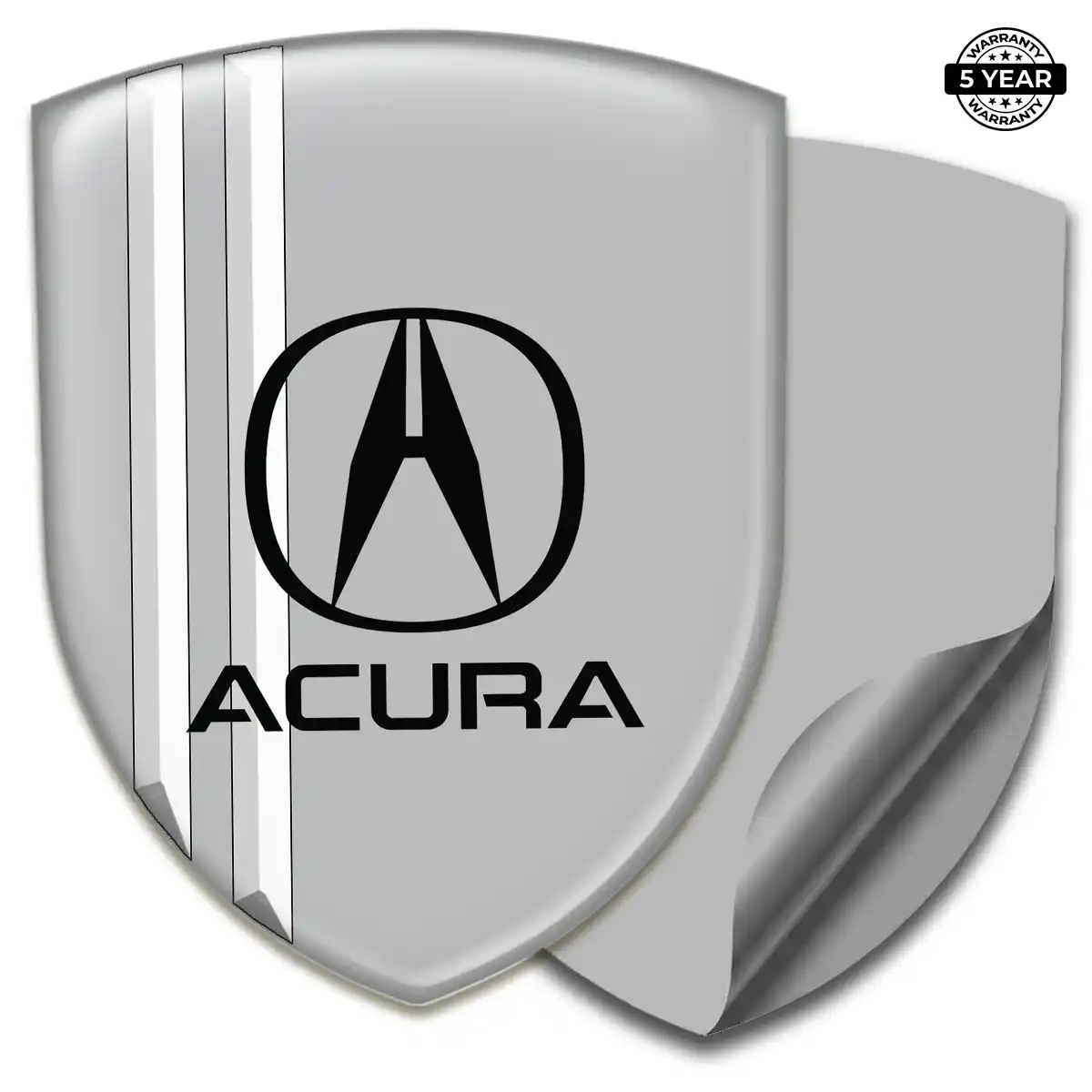 Acura Epoxy Domed Sticker Elite Finish