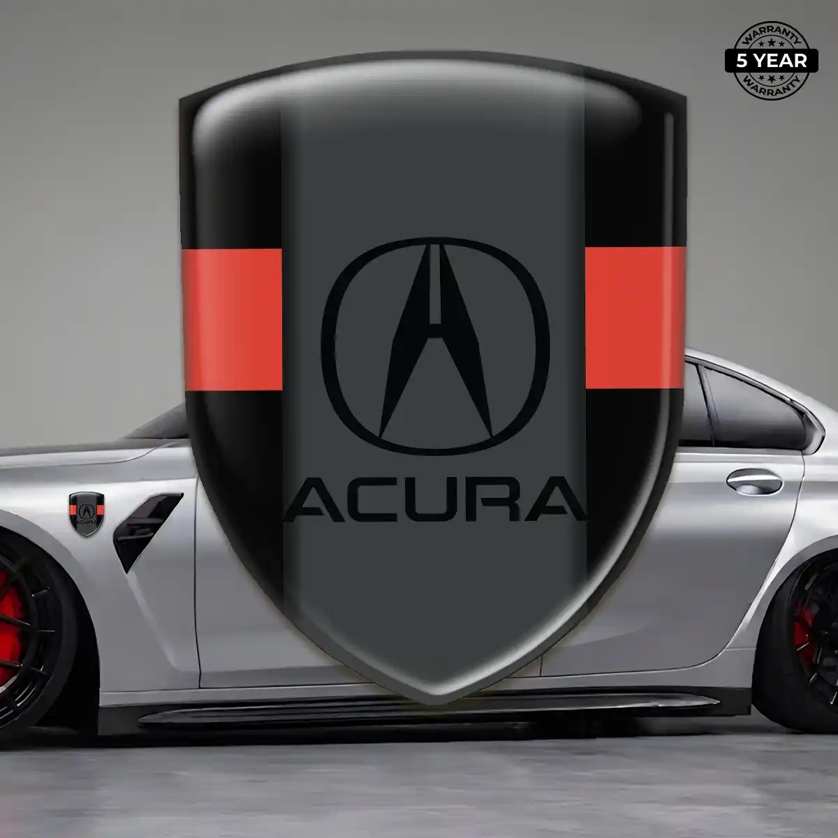 Acura Epoxy Domed Sticker Noble Edition