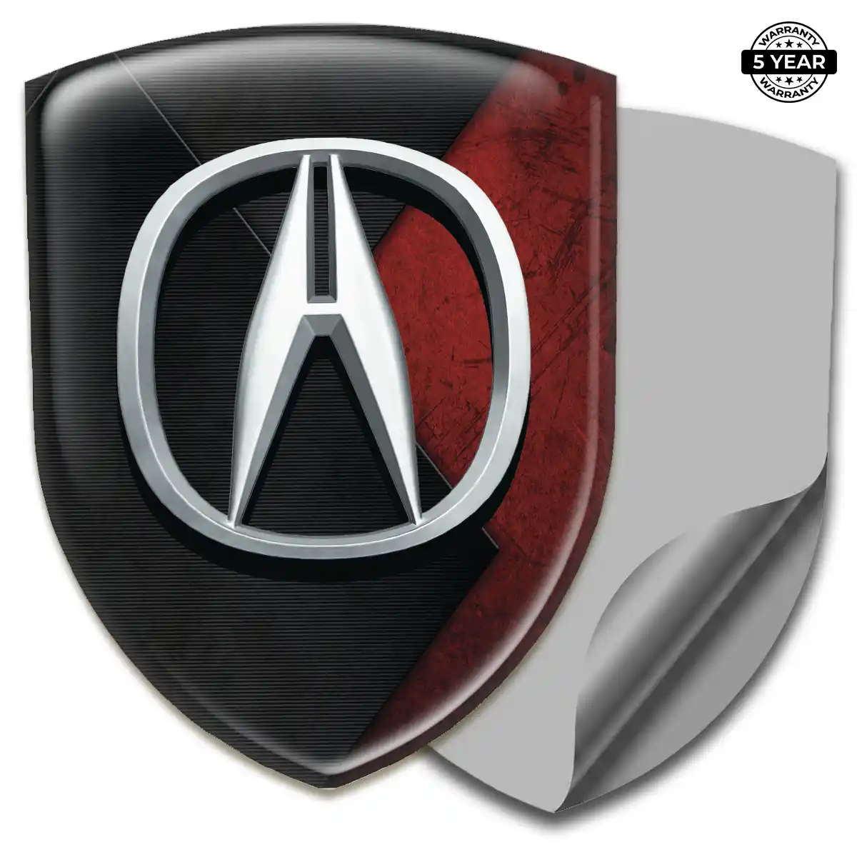 Acura Epoxy Domed Sticker Refined Design
