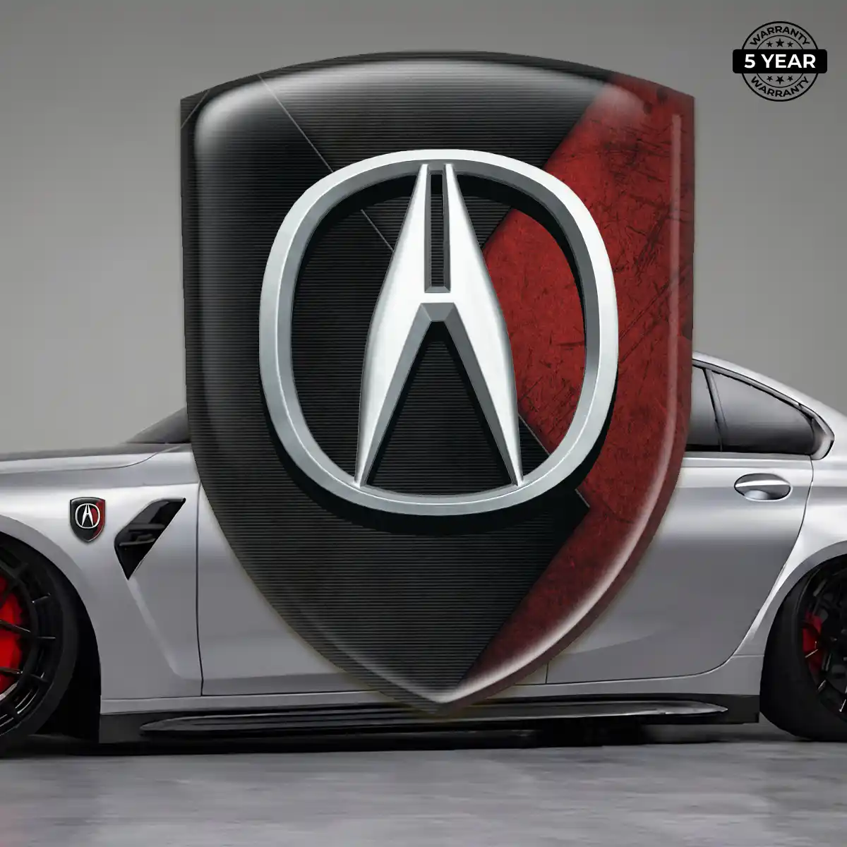 Acura Epoxy Domed Sticker Refined Design