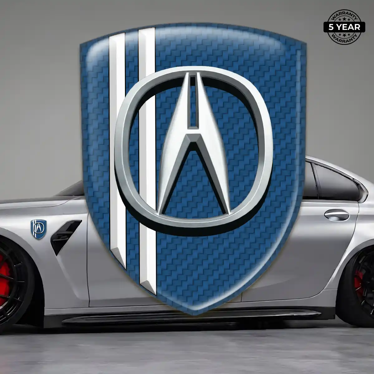 Acura Gel Badge Sticker Refined Design