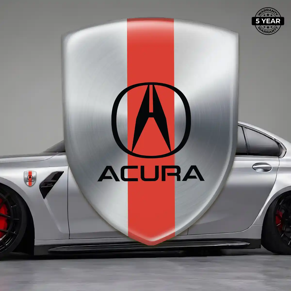Acura Gel Emblem Sticker Elite Finish