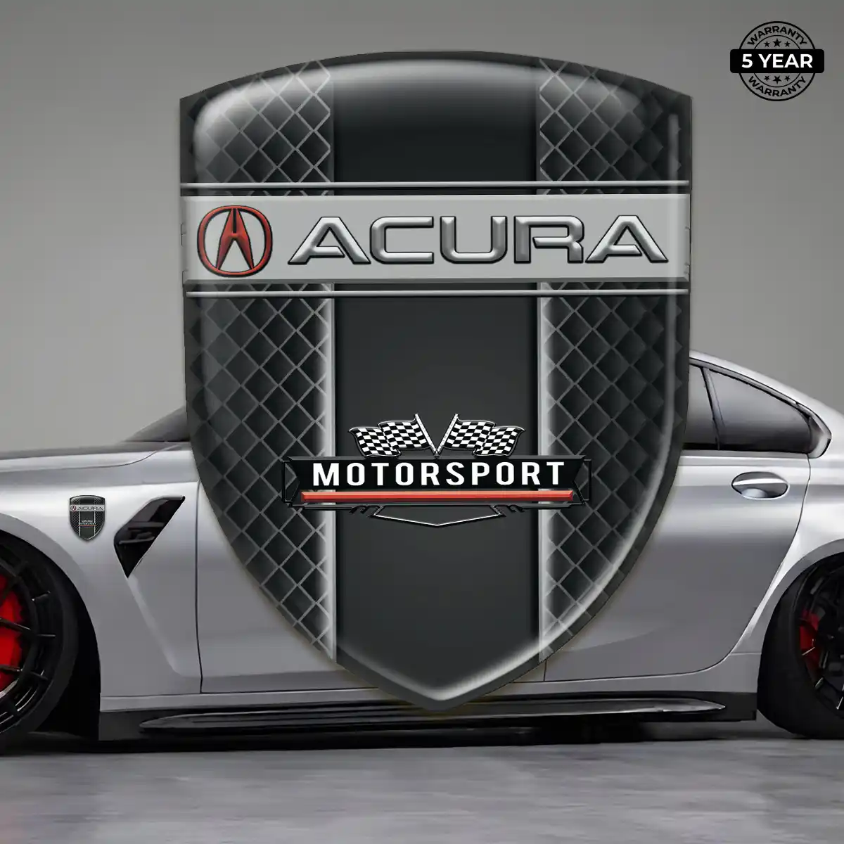 Acura Gel Emblem Sticker Refined Design