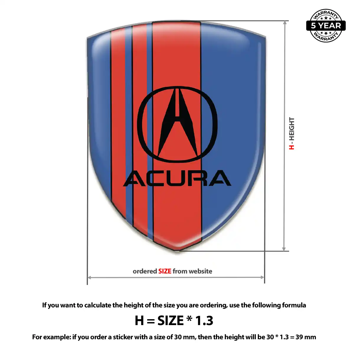 Acura Logo Badge Exclusive Series