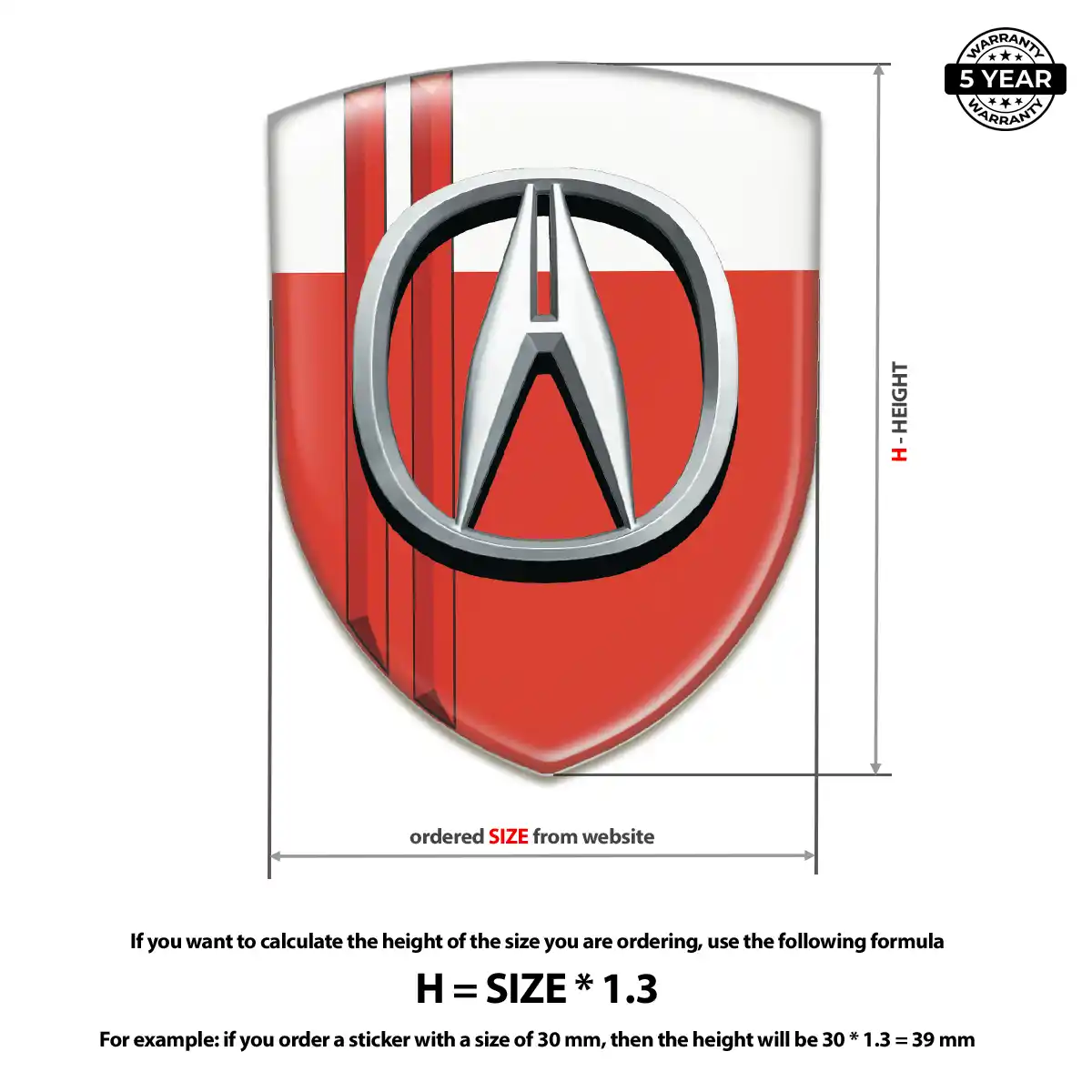 Acura Logo Badge Sleek Style