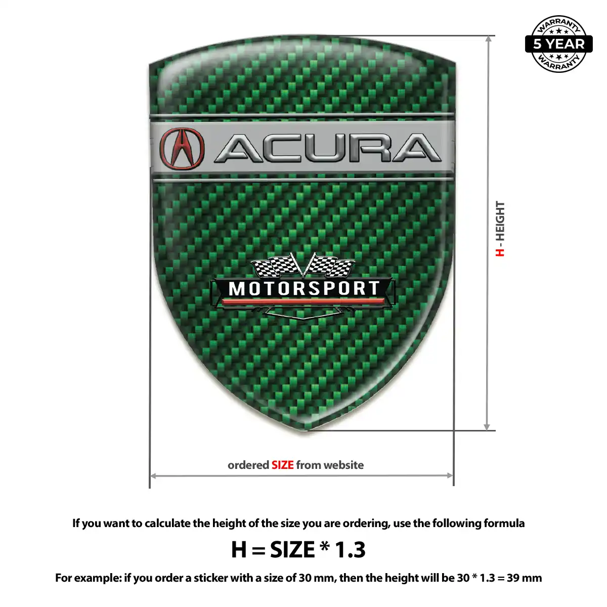 Acura Logo Emblem Noble Edition