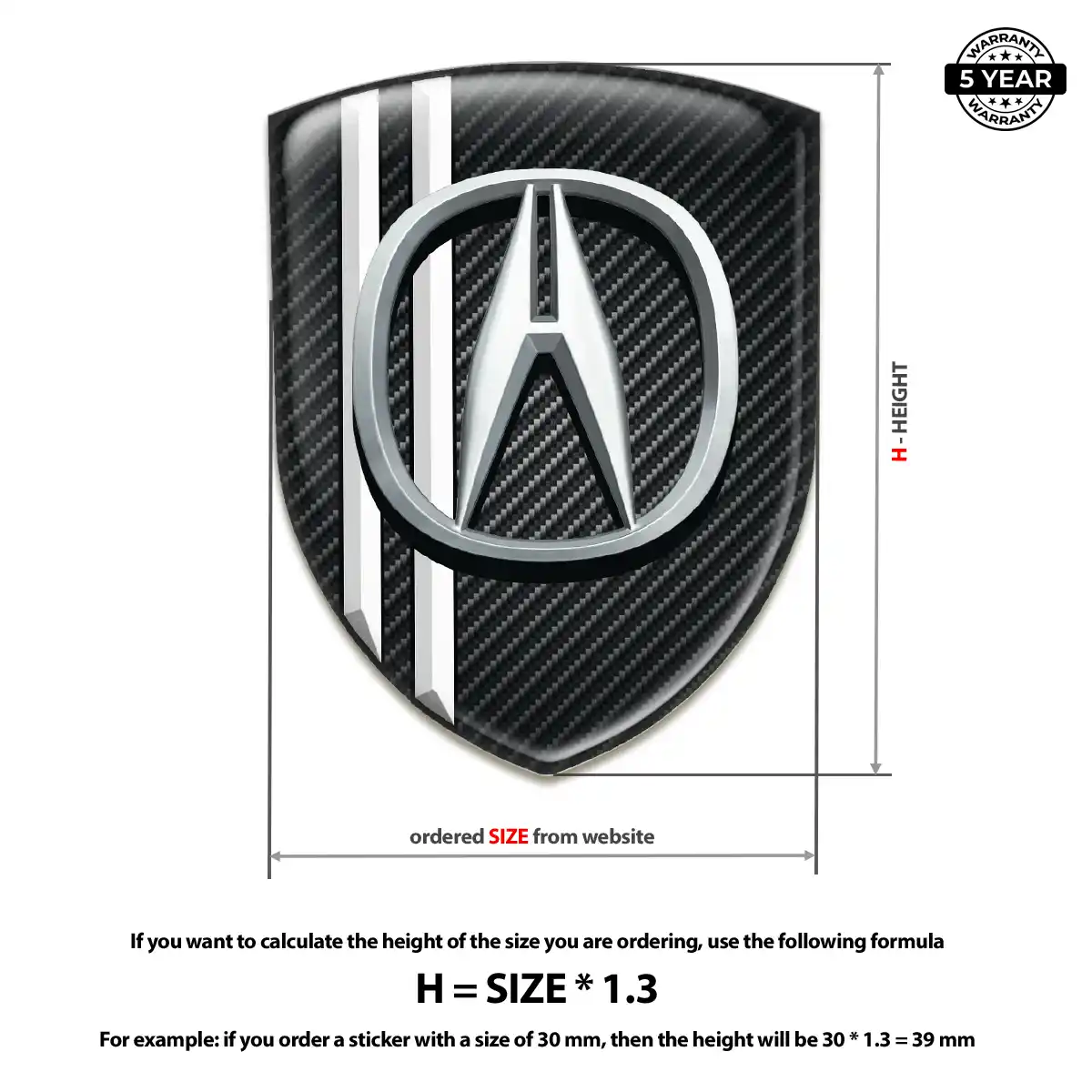Acura Logo Emblem Superior Craft