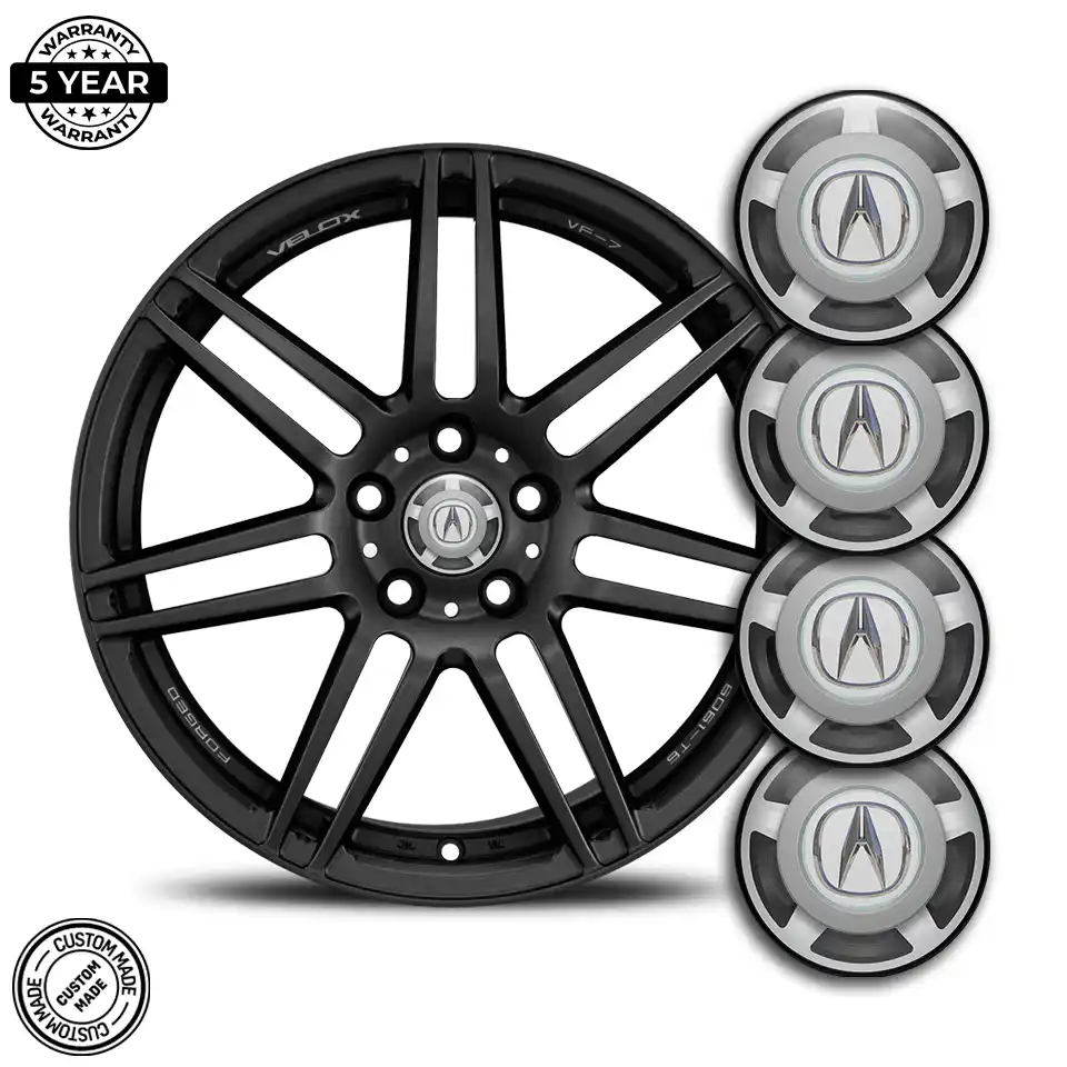Acura Logo Silicone Sticker Stylish Design
