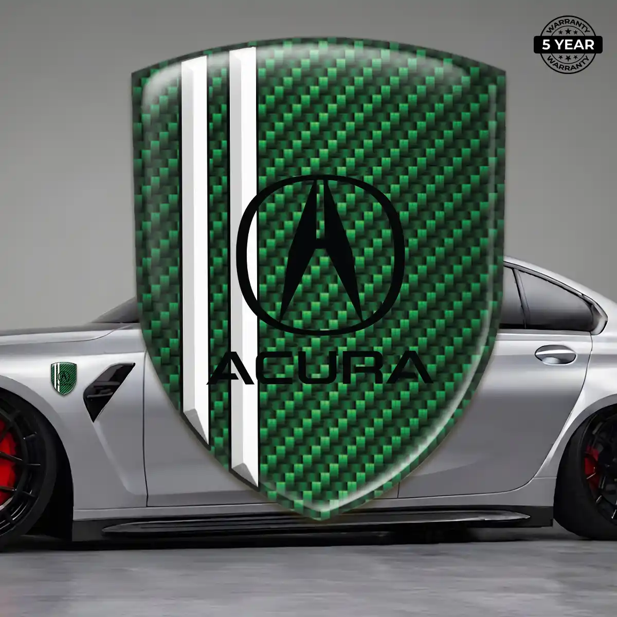 Acura Polyurethane Domed Sticker Deluxe Edition