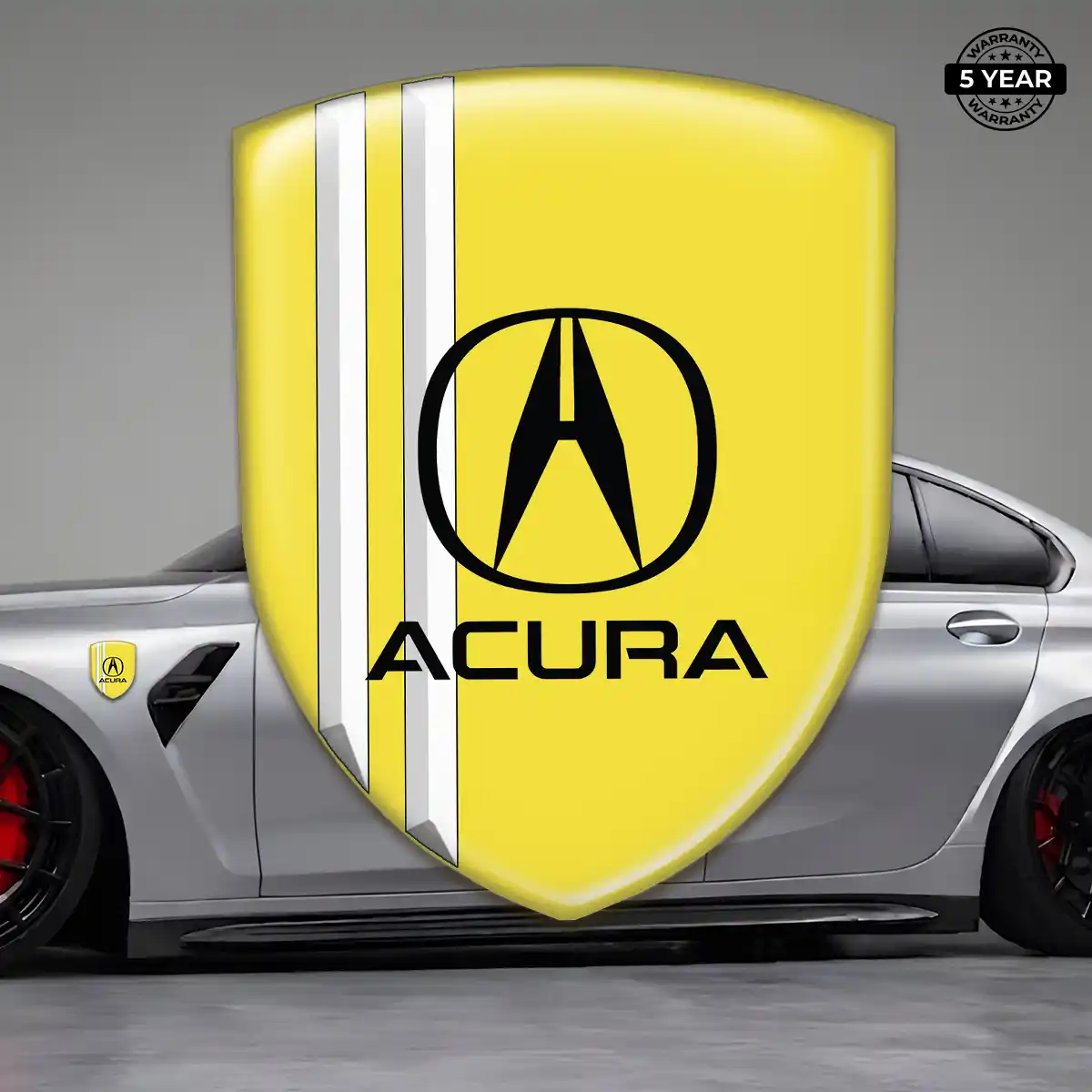 Acura Polyurethane Domed Sticker Elite Edition