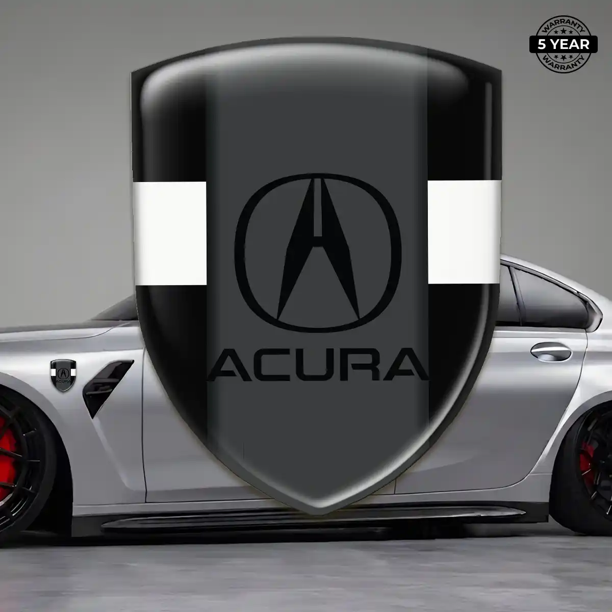 Acura Polyurethane Domed Sticker Noble Edition