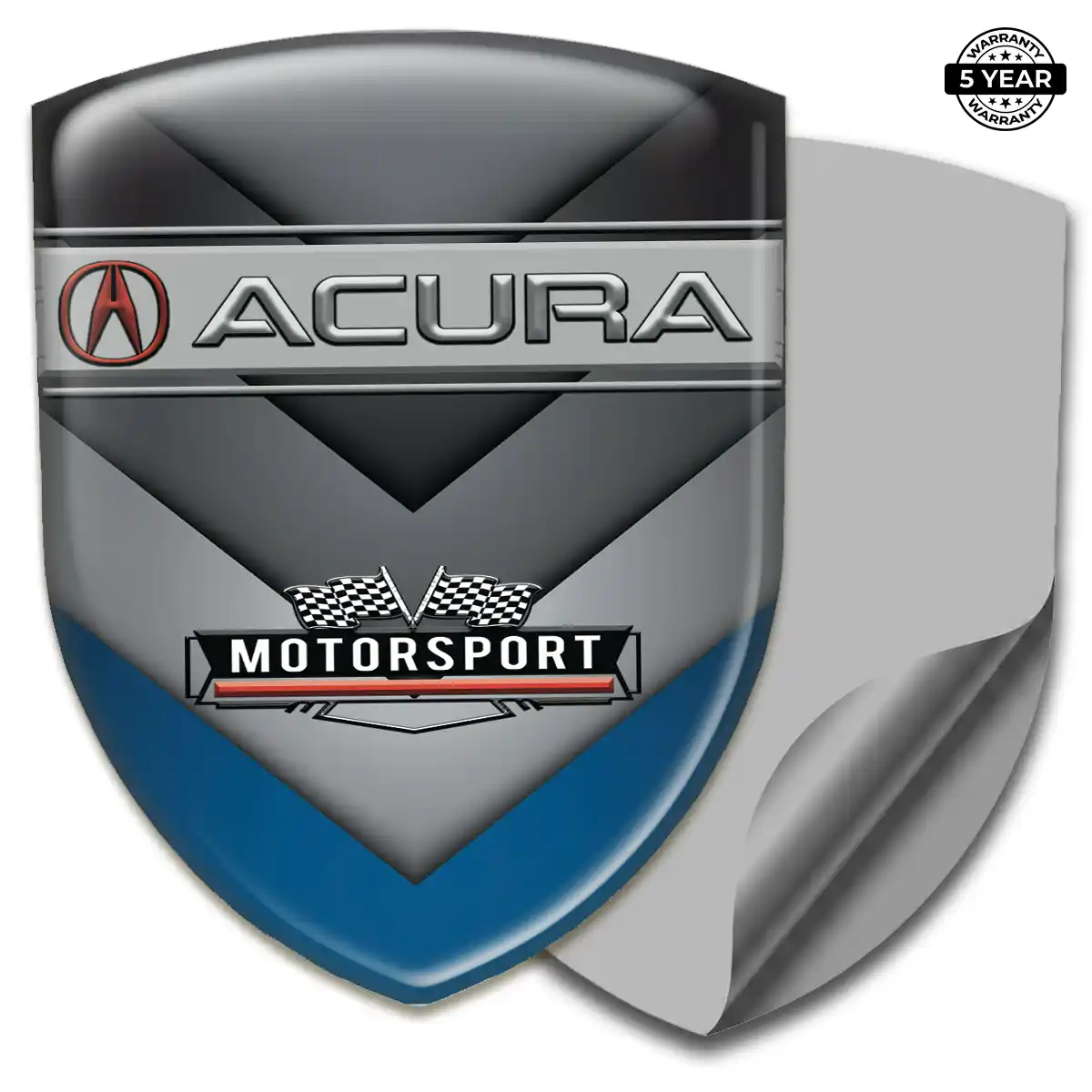 Acura Polyurethane Domed Sticker Prime Quality