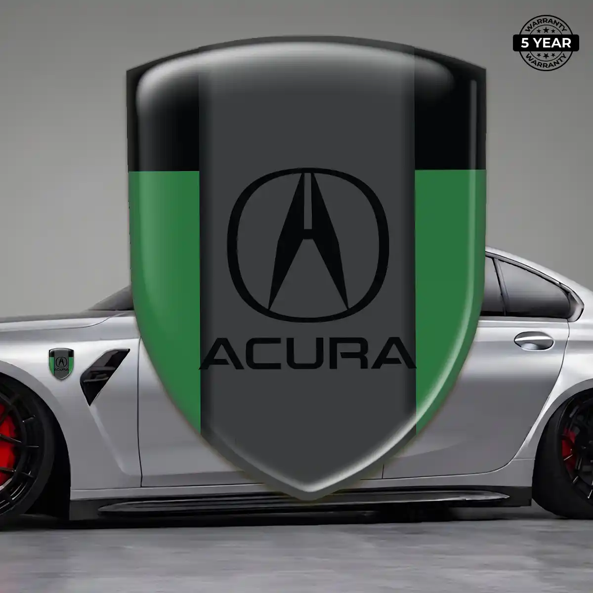 Acura Polyurethane Domed Sticker Refined Design