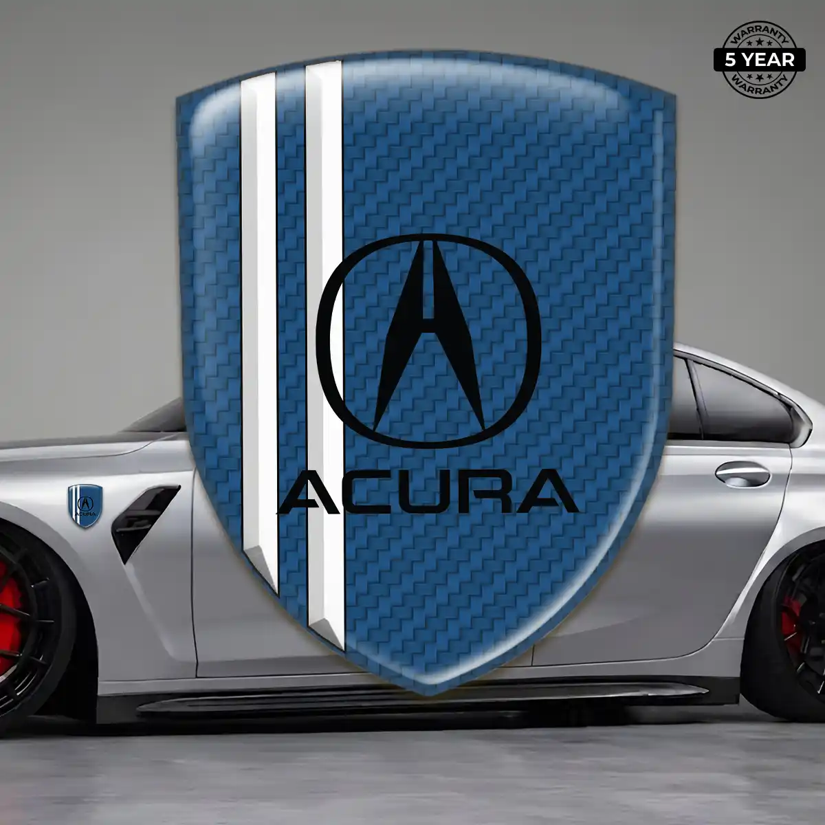 Acura Polyurethane Domed Sticker Superior Craft