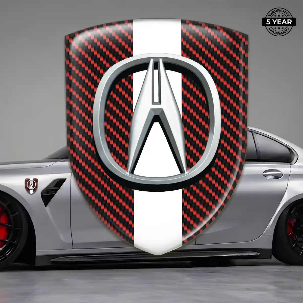 Acura Resin Badge Sticker Deluxe Edition