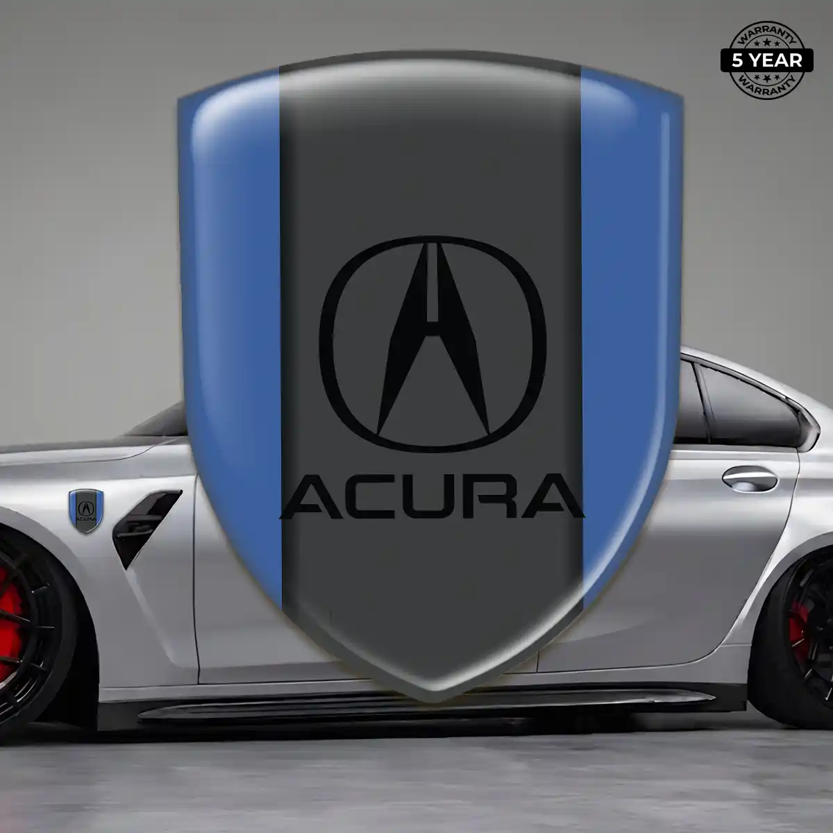 Acura Resin Badge Sticker Sleek Style