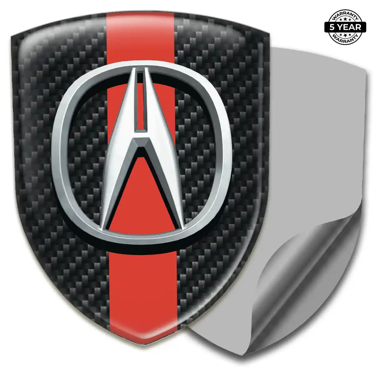 Acura Resin Badge Sticker Superior Craft