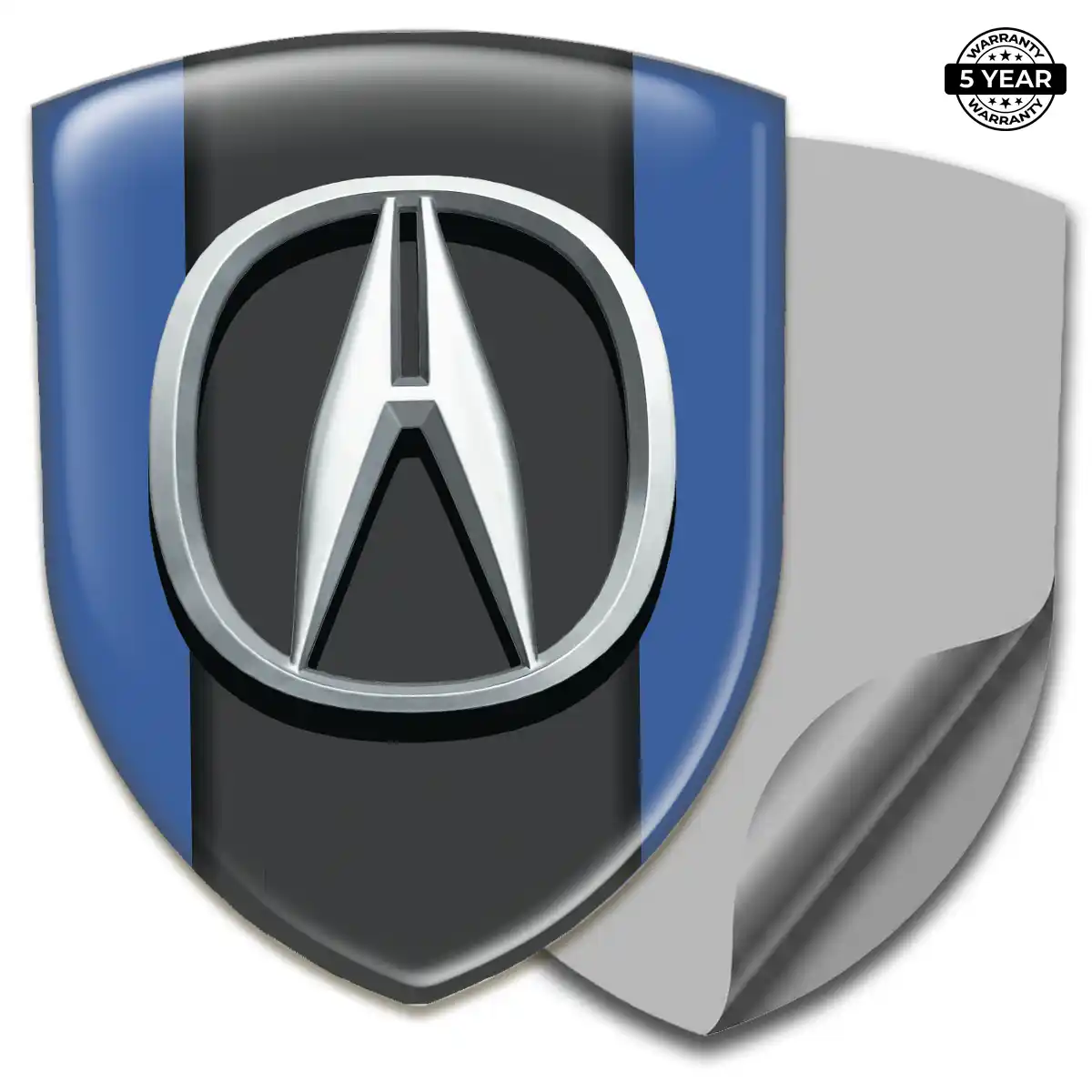 Acura Resin Domed Sticker Elite Finish