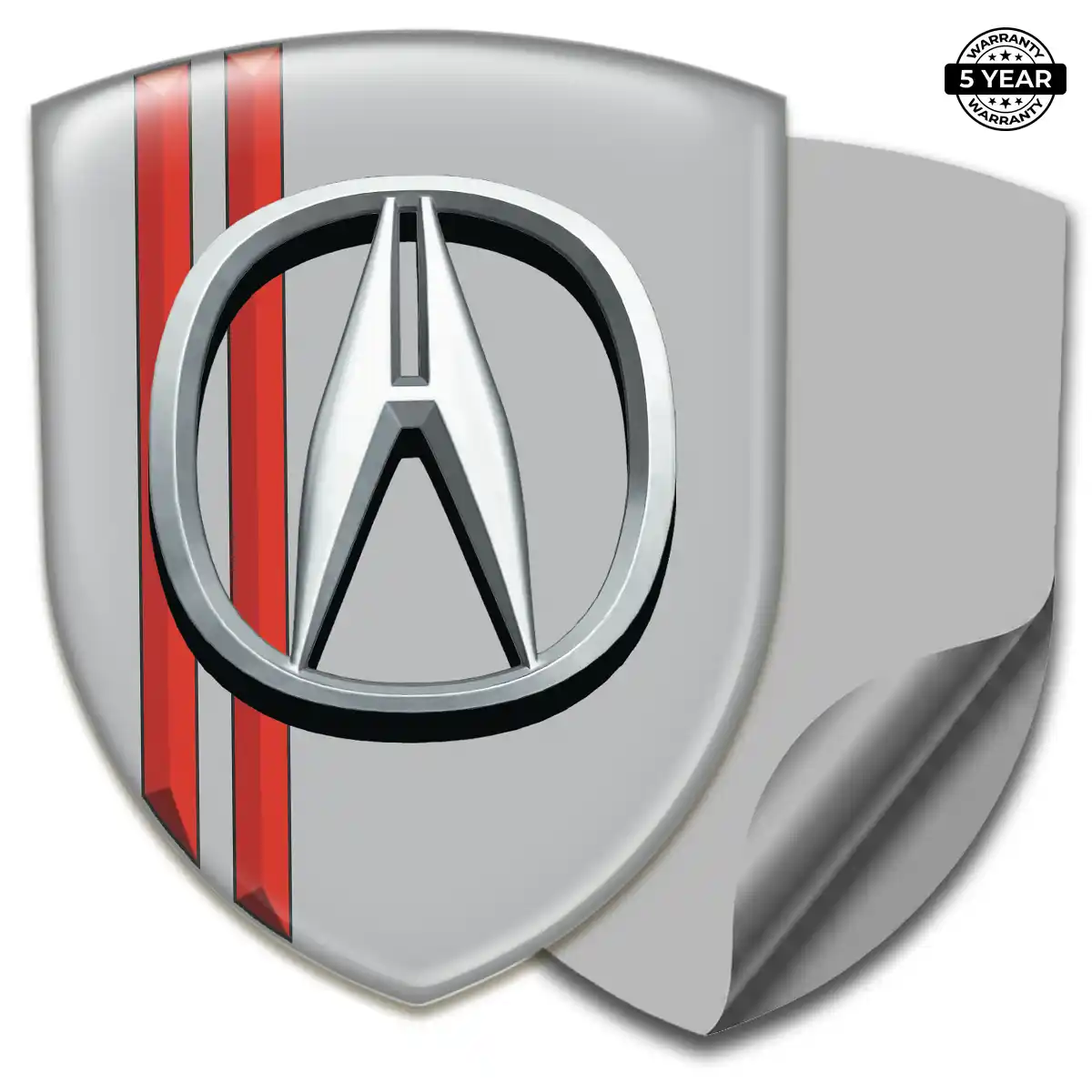 Acura Resin Domed Sticker Refined Design