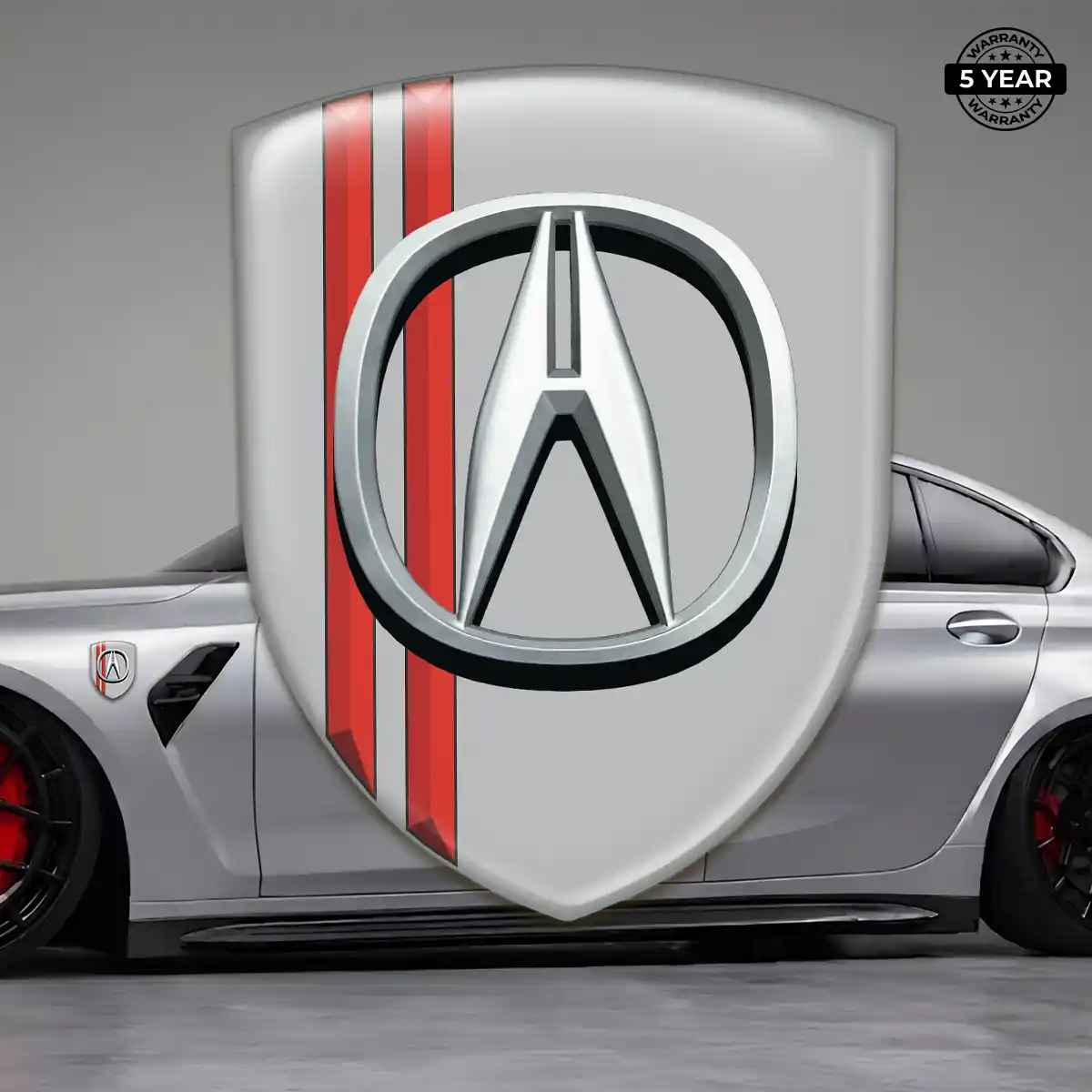 Acura Resin Domed Sticker Refined Design
