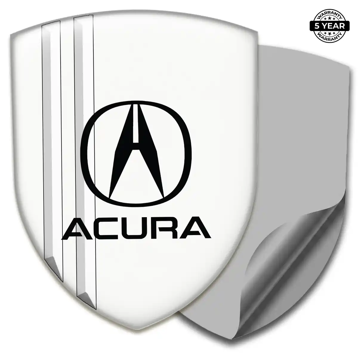 Acura Resin Domed Sticker Sleek Style