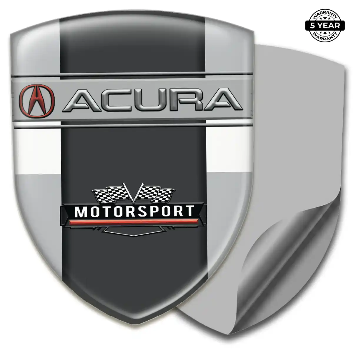 Acura Resin Emblem Sticker Refined Design
