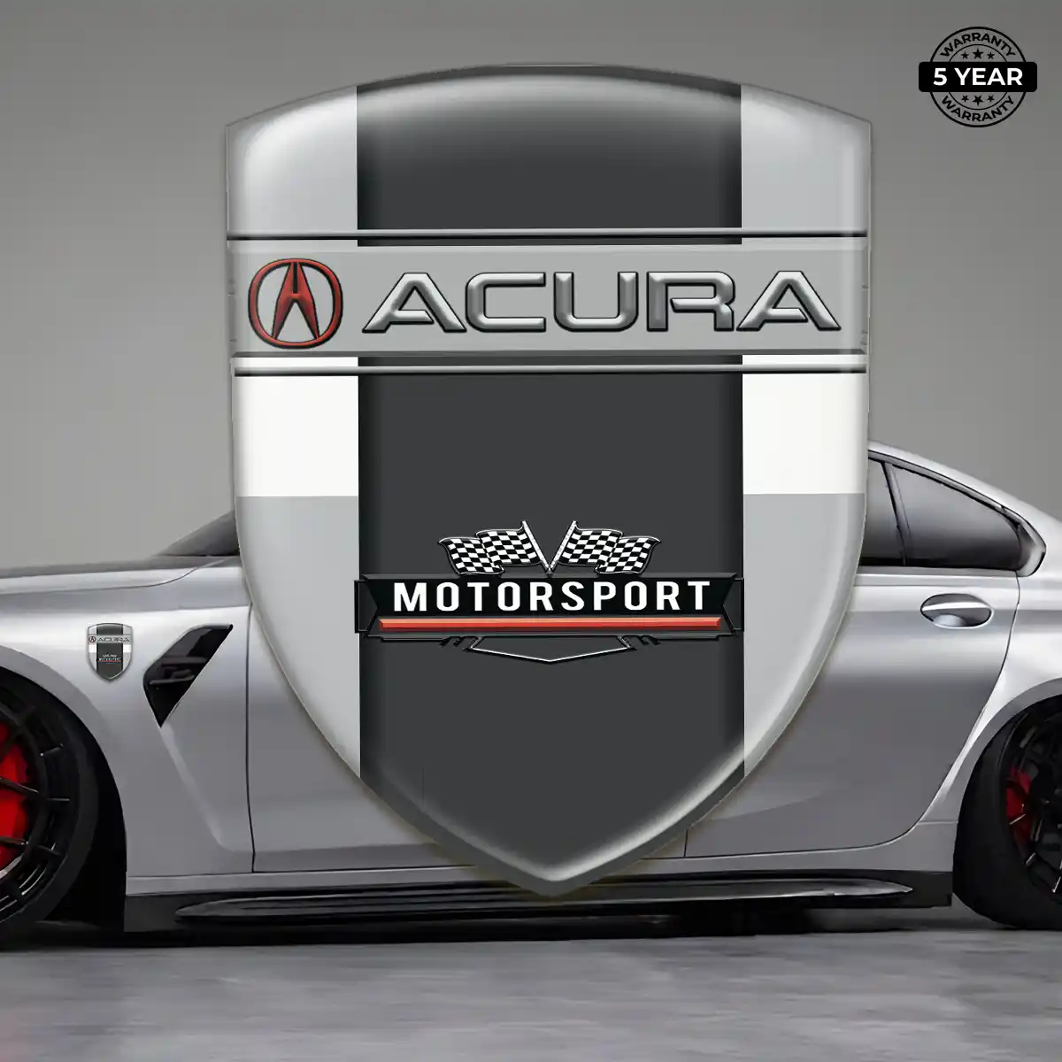 Acura Resin Emblem Sticker Refined Design