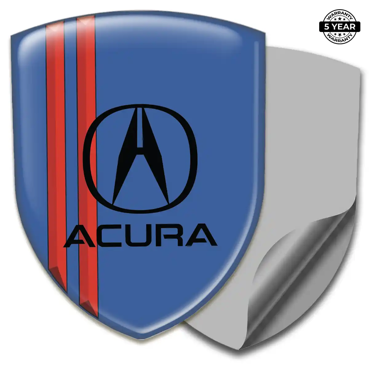 Acura Self Adhesive Emblem Sticker Refined Design