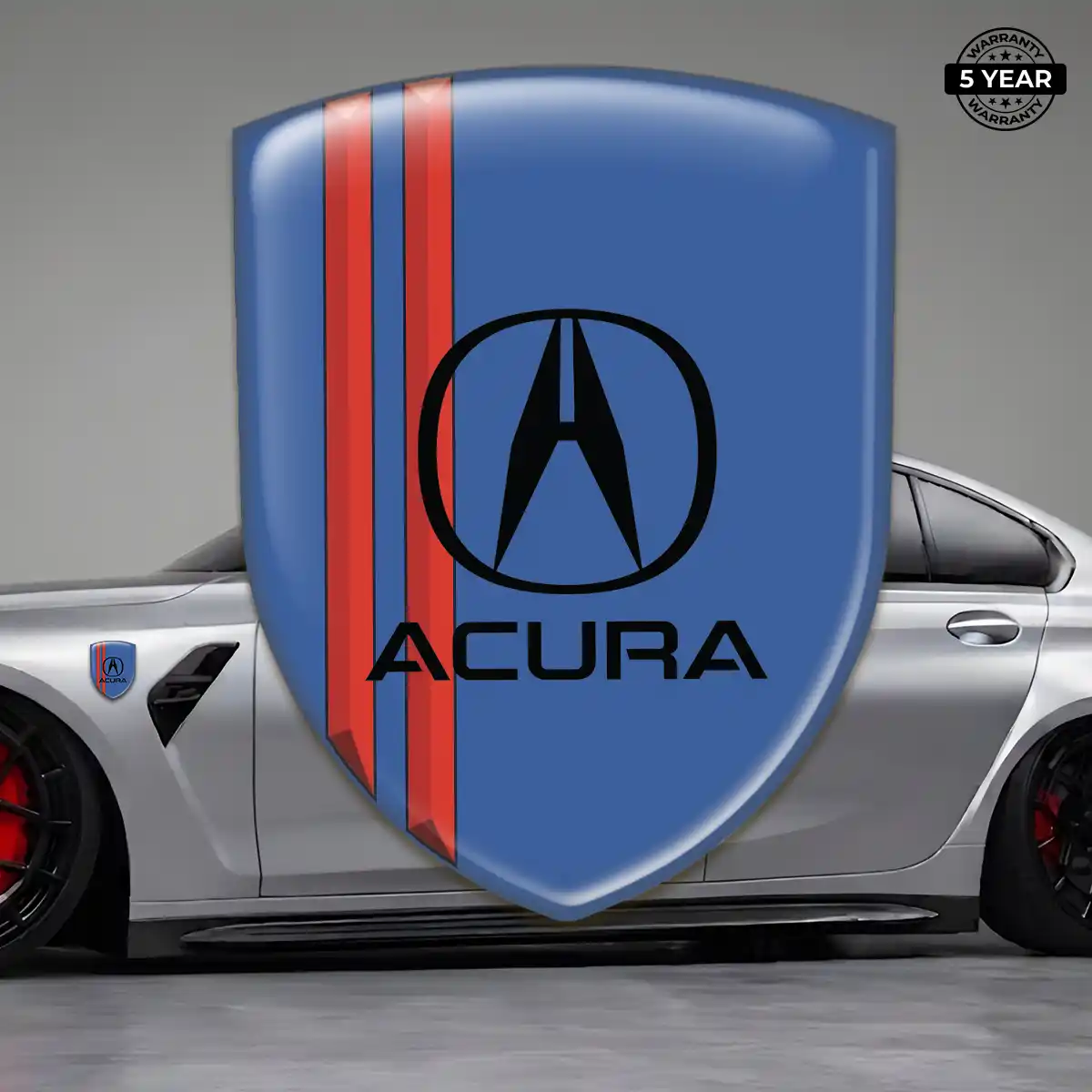 Acura Self Adhesive Emblem Sticker Refined Design